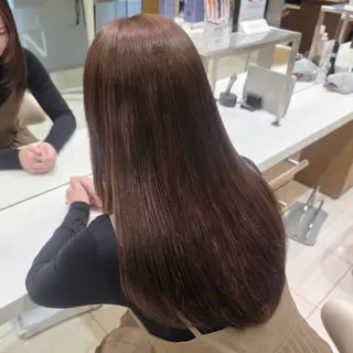 ロング カラー レナークソワン ちだしえりのヘアスタイル