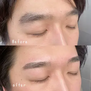 メンズ アイブロウ 波形 悠希のマツエク・マツパデザイン