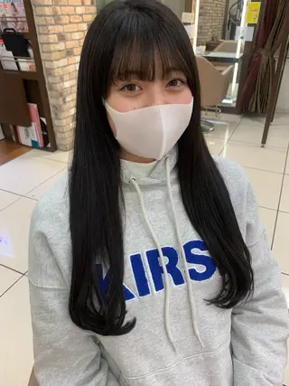 ロング カラー 羽エクステ🩷 🤍まき🤍のマツエク・マツパデザイン