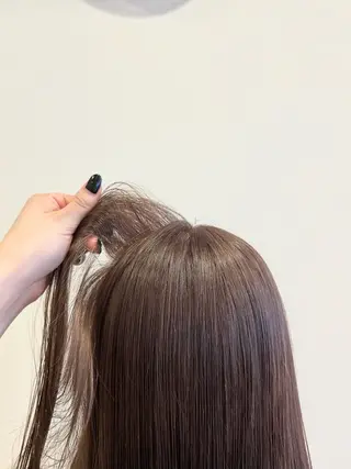 セミロング カラー ミ ユのヘアスタイル