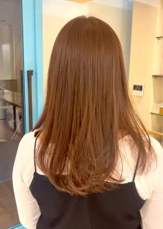ロング カラー 山口 陸のヘアスタイル