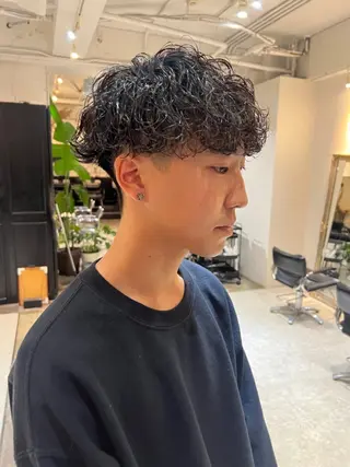 パーマ メンズ レイヤー/ボブパーマ ⭐️NAOKIのヘアスタイル