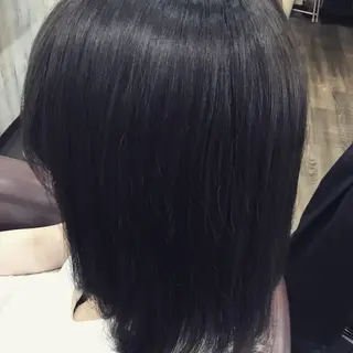 ミディアム カラー パーマ 金崎 新吾のヘアスタイル