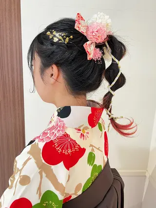 ヘアアレンジ ながやま まいのヘアスタイル