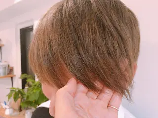 ショート カラー パーマ ヘアアレンジ メンズ ちこ .のヘアスタイル