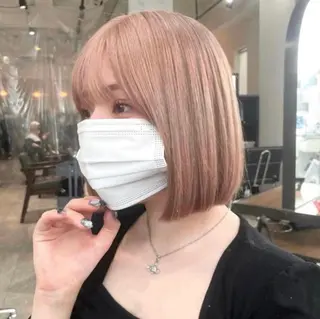セミロング カラー 🌹TikTok４万 ﾌｫﾛﾜｰ🌹AKIのヘアスタイル