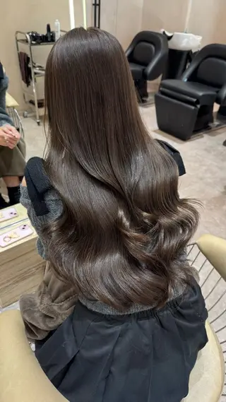 セミロング 韓国ヘア/館林美容室 /髪質改善/涼のヘアスタイル