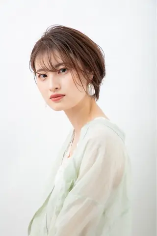 ショート 髪質改善アンジュール かのんのヘアスタイル