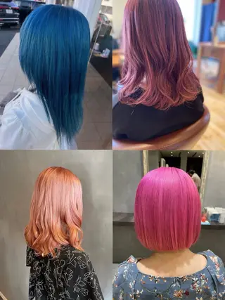 カラー そら୨୧˖men's /デザインカラーのヘアスタイル