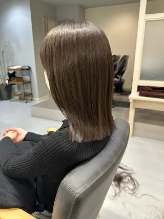 ミディアム jiji /北四番丁 押切瑠奈のヘアスタイル