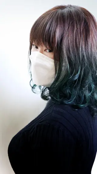 ミディアム Artemis 縮毛矯正✨髪質改善のヘアスタイル