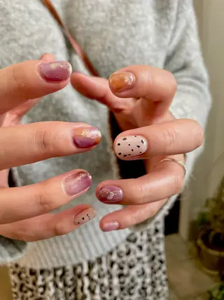 ネイル 甲府市徳行 🧸prunelleのネイルデザイン
