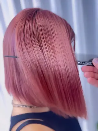 ショート カラー Miu‎🤍Hair ‎Arrange🎀のヘアスタイル