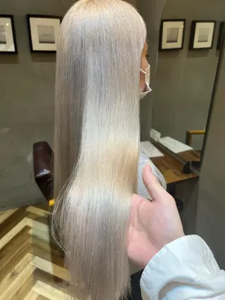 ロング カラー amie三宮 NAKANOのヘアスタイル