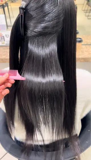 ロング 似合わせ×透明感カラ ーなら🎀マリアのヘアスタイル