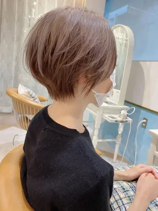 ショート カラー 🌟モテ髪ショート 🌟店長 津賀涼のヘアスタイル