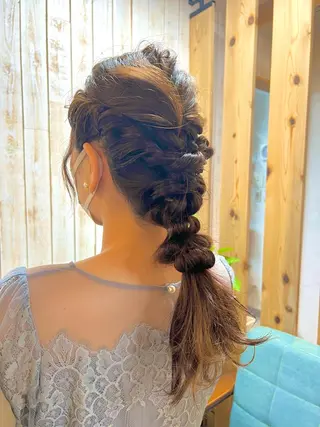 ロング ヘアアレンジ Topstylist YUKIのヘアスタイル