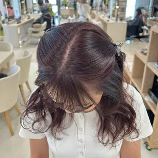 ロング カラー ヘアアレンジ/ベー ジュchiakiのヘアスタイル