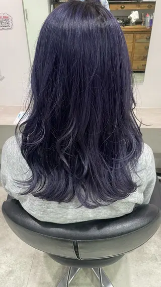 ロング カラー 髪質改善ストレート 🌈似合わせカットのヘアスタイル