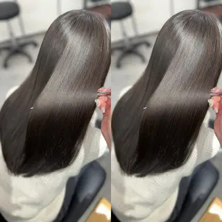 ロング カラー ヘアアレンジ 髪質改善🩵縮毛矯正 代々木/木下のヘアスタイル
