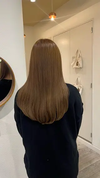 ロング カラー ミディアムレイヤー/ 艶カラー🎀 emiのヘアスタイル