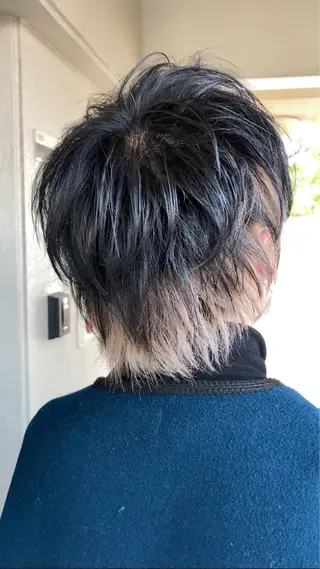 ミディアム カラー メンズ 完全個室マンツーマン メンズサロン草野貴樹のヘアスタイル