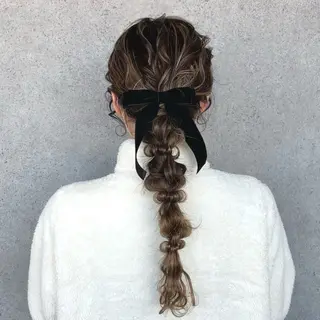 ヘアアレンジ 加藤 結奈のヘアスタイル