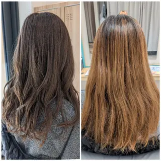 カラー 田端みおと🐱 SoZoBridgeのヘアスタイル