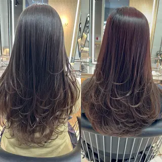 ロング カラー ✨髪質改善特化✨副 店長椎葉信乃介のヘアスタイル
