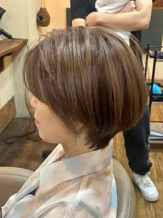 ショート 鈴木 未歩のヘアスタイル
