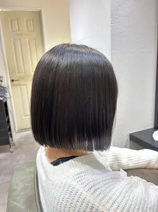 ショート ✨似合わせボブ✨ 縮毛矯正のヘアスタイル