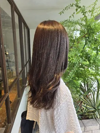ロング カラー 韓国好き🇰🇷 美容師MIKUのヘアスタイル