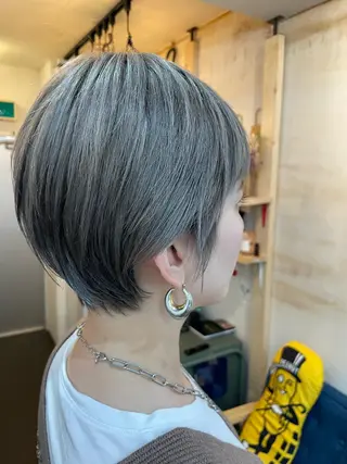 ショート カラー キッズ 水素トリートメント/ 髪質改善/ナカノメのヘアスタイル