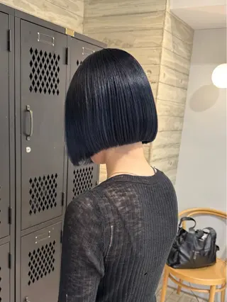 ミディアム カラー 色落ち綺麗透明感カラ /ボブ/ナカツヒカルのヘアスタイル