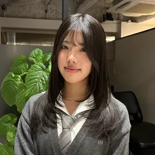 ロング 🎀ゆな🎀ブリーチ /ショートウルフのヘアスタイル