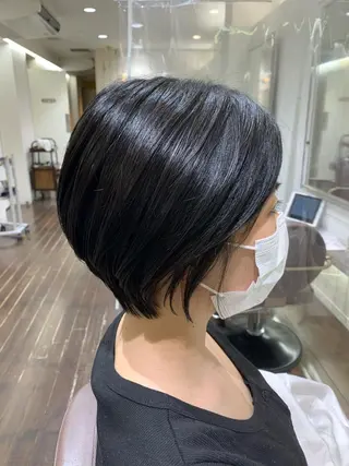 ショート デジタルパーマ🫧 韓国風ヘア🫧サクラのヘアスタイル