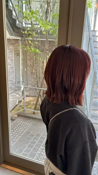 カラー 艶カラー✨/カット 田中佑季のヘアスタイル