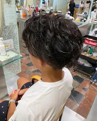 メンズ 富田 菜月のヘアスタイル