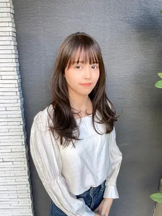 ロング セキネ シュウヘイのヘアスタイル