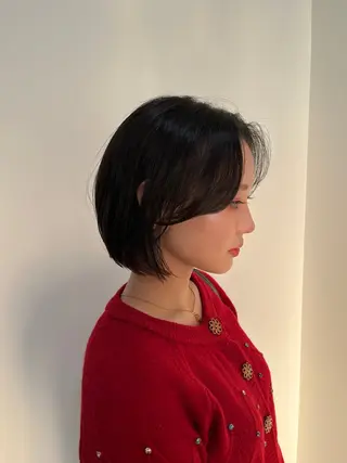 ショート パーマ/縮毛矯正 /かわいい/せき🫧のヘアスタイル