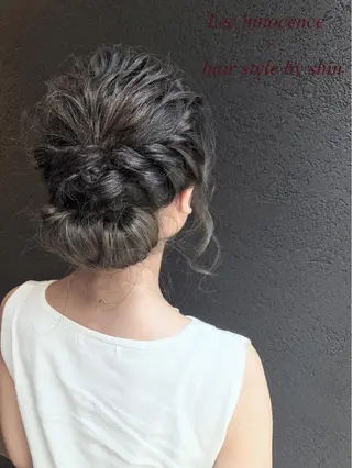 ミディアム カラー ヘアアレンジ キッズ カラー/髪質改善スペ シャリスト宮本 伸一のヘアスタイル
