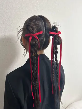 ヘアアレンジ 柴崎 りるのヘアスタイル