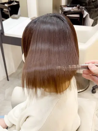 ミディアム パーマ 🌈髪質改善特化🌈 縮毛矯正/原口純平のヘアスタイル