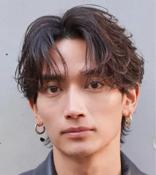 パーマ メンズ 仙台フェザーパーマ/ fifth/遠藤楓雅のヘアスタイル