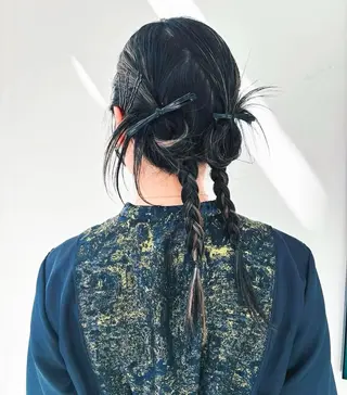 ロング カラー ヘアアレンジ 似合わせヘア 💐たかさきかなこのヘアスタイル