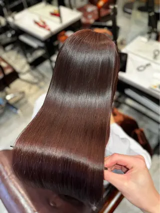 ロング カラー うるツヤ絹髪 /y.mao💎のヘアスタイル