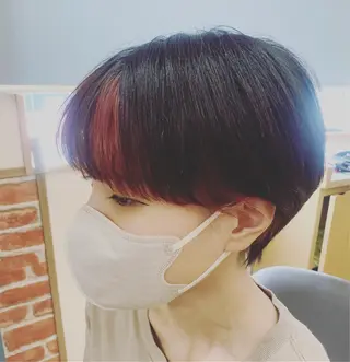 ショート カラー hair salon　k2のヘアスタイル