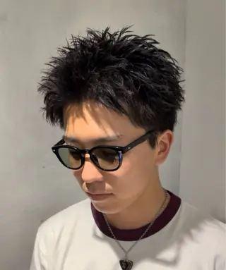 ショート メンズ 岡田/メンズ特化/パ ーマ&ショートのプロのヘアスタイル