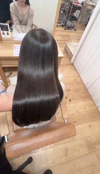 カラー 赤みゼロカラー 藤並純のヘアスタイル