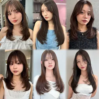 ロング カラー ヘアアレンジ レイヤー＆カラー 人気美容師倉崎涼のヘアスタイル